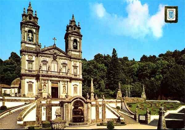 N 114 - BRAGA (Portugal) - Igreja do Bom Jesus - Edio LIFER-Porto - S/D - Dimenses: 14,9x10,4 cm. - Col. Graa Maia