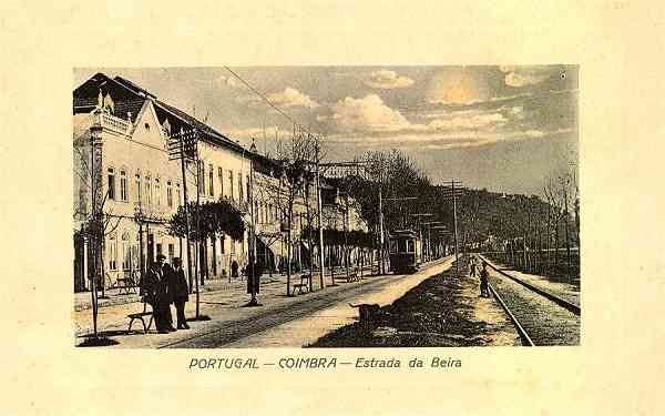 S/N - Coimbra: Estrada da Beira - Edio Alberto Malva, R. da Madalena, 23 Lisboa - S/D - Dimenses: 13,8x8,9 cm. - Col. Aurlio Dinis Marta.