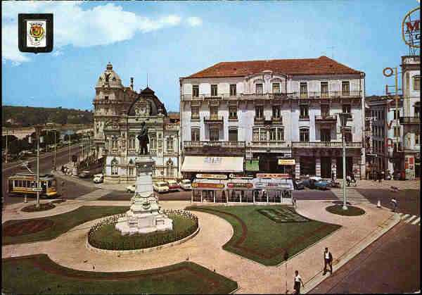 N. 134 - Coimbra. (Portugal) Largo da Portagem - Ed. LIFER, Porto - SD - Dim. 14,8x10,4 cm. - Col. Graa Maia.