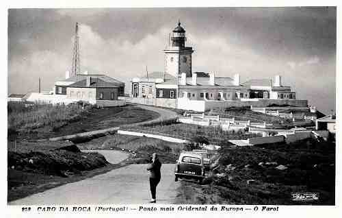 N. 258 - Farol do Cabo da Roca - Coleco Passaporte <Loty> - 1950 (?) - Dimenses: 14,0x9,0 cm. - Col. Miguel Chaby.