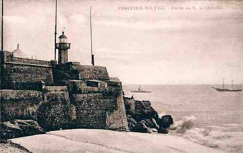 S/N - Figueira da Foz - Forte de Santa Catarina (Sem margens) - Edio da Papelaria Moderna - Dimenses: 13,8x8,8 cm. - Col. Miguel Chaby.