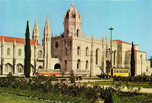 N. 11 - LISBOA-Mosteiro dos Jernimos - Coleco MARGRAPE - S/D - Dimenses: 14,95x10,1 cm. - Col. HJCO (1980).