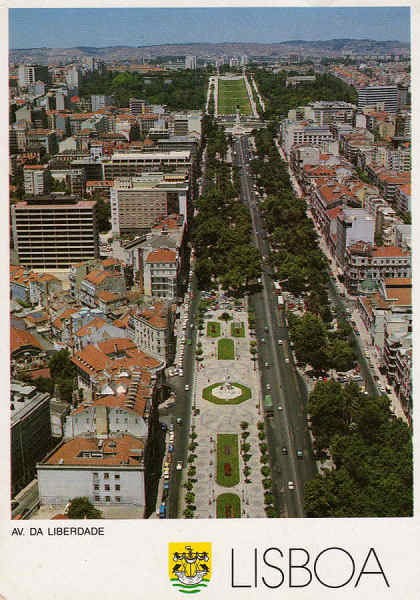 N. 5050 - LISBOA Av. da Liberdade - Edio ???? - S/D - Dimenses: 15x10,6 cm. - Col. Mrio F. Silva  (Circulado em 1993).