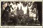 N. 9 (?) - Lisboa, Igreja da Estrela - Produco da Sociedade Nacional de Fotografia, Ld Algs (Portugal) - S/D - Dimenses: 13,8x9cm. - Col. Carneiro da Silva (Circulado em 25/09/1936)