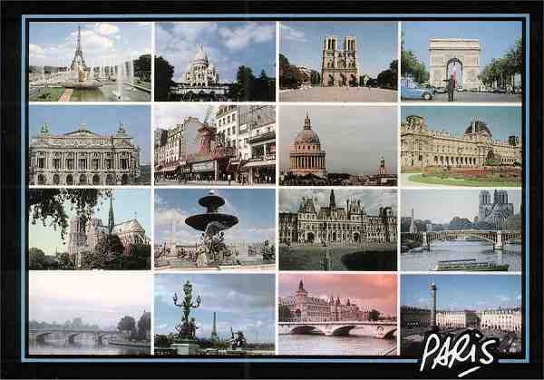 Les monuments de Paris - Photos X - Ed. Image' In Editions - CS 75101-0-0296 - Dimenses: 14,7x10,4 cm. - Col. HJCO (1980).