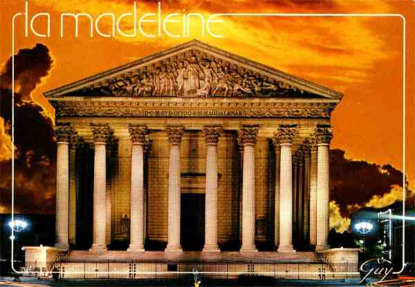 N. 2144 - La Madeleine - ditions "GUY"-38, rue Ste Croix-de-la-Bretonnerie, Paris 4 - S/D - Dimenses: 14,8x10,3 cm. - Col. Ftima Bia (c. 1980).