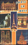 N 1101 - Paris. Monumentos iluminados - Edit Andr Laconte, Paris - Adquirido em 1968 - Dim. 13,7x8,7 cm - Col. Amlcar Monge da Silva