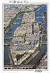 N. 1562 - En avion sur Paris.L'Ile de la Cit - Photo Y. Arthus Bertrand/Explorer - Notre Dame et l'Ile St.-Louis - ABEILLE-CARTES - Editions "LYNA", Paris - [www.abeille-cartes.com] - S/D - Dim. 10,5x14,8 cm - Col. FMBoia (2009)