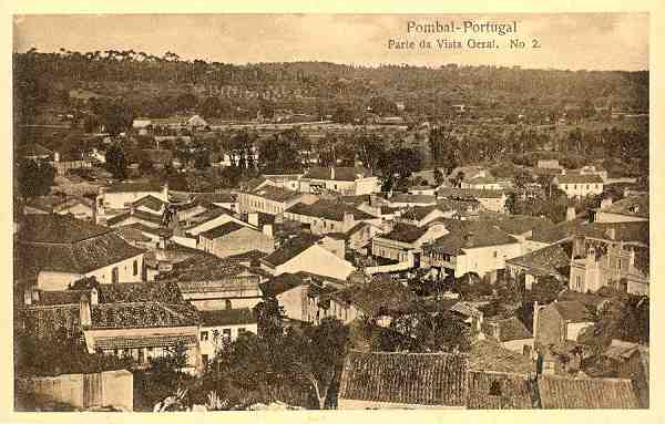 N. 5847/15 - Pombal-Portugal: Parte da Vista Geral. N. 2 - Edio de Jos Luiz da Cunha & Irmo, Sucessores - S/D - Dimenses: 14x9 cm - Col. nio C. Semedo.