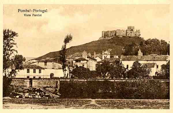 N. 5847/21 - Pombal-Portugal: Vista Parcial - Edio de Jos Luiz da Cunha & Irmo, Sucessores - S/D - Dimenses: 14x9 cm - Col. nio C. Semedo.