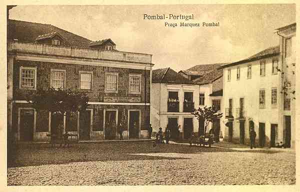 N. 5847/9 - Pombal-Portugal Praa Marquez Pombal - Edio de Jos Luiz da Cunha & Irmo, Sucessores - S/D - Dimenses: 14x9 cm. - Col. nio Curvo Semedo.