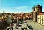 N. 755/79 - Porto: S Catedral. Ao fundo,  esquerda, a Torre dos Clrigos  - Edio Portugal Turstico - S/D - Dimenses: 14,5x10 cm. - Col. HJCO.