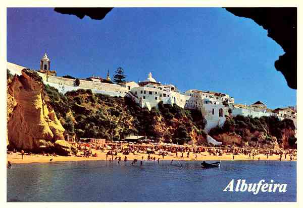 N 1319 - Albufeira-Algarve - Edio FOTO-VISTA, Apartado 1, 8401 Lagoa Codex, Algarve, tel. (082) 57385 - S/D - Dimenses: 14,7x10,2 cm. - Col. Graa Maia.
