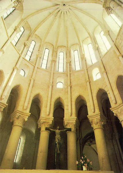 S/N - Altar-Mor - Edio Mosteiro de Santa Maria de Alcobaa, Portugal - S/D - Dimenses: 10,5x14,8 cm. - Col. HJCO (1988).