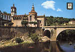 N. 98 - Amarante (Portugal). Trecho do rio Tmega junto ao Mosteiro de S. Gonalo - Ed. LIFER, Porto - SD - Dim. 14,9x10,4 cm. - Col.nio Semedo.