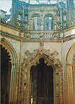 N. 108 - MOSTEIRO DA BATALHA - Capela Imperfeita-Aparato interior do portal - Ed. L.U.L. - S/D Dim: 10,5x15cm - Col. Manuel Bia (Dcada de 1960)