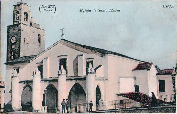 N 273 - Egreja de Santa Maria - Edio Malva - Dim. 137x88 mm - Col. A. Monge da Silva (adquirido em 1909)