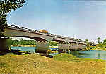 N. 1174 - CACIA-Portugal Ponte de Cacia sobre o rio Vouga - Ed._Supercor - Dim. 15x10,5 cm. - Col. Mrio Silva.