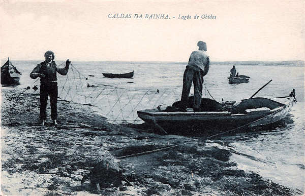 S/N - Portugal-Caldas da Rainha Lagoa de bidos - Editor Jos da Silva Dias (Editado em 1927) - Dimenses: 14x9 cm. - Col. Miguel Chaby
