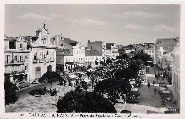 N. 28 - Portugal Caldas da Rainha Pr da Repblica - Editor Passaporte Loty (Editado em 1951) - Dimenses: 9x14 cm. - Col. Miguel Chaby