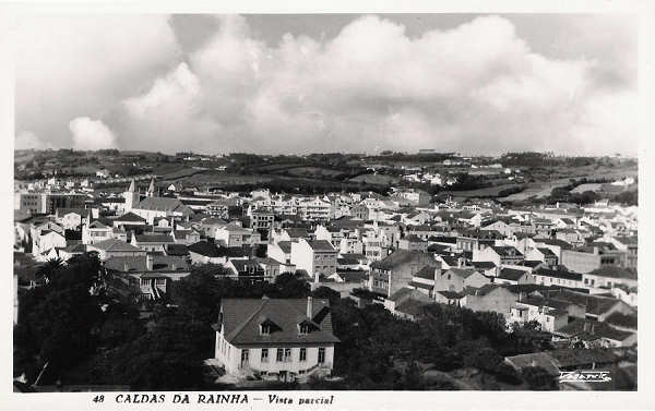 N. 48 - Portugal Caldas da Rainha Vista parcial - Editor Passaporte Loty (Editado em 1951) - Dimenses: 9x14 cm. - Col. Miguel Chaby