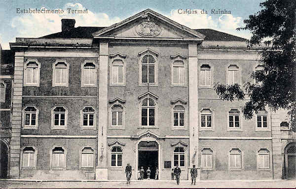 S/N - Portugal Caldas da Rainha Estabelecimento Termal - Editor Ourivesaria Portuense (Editado em 1911) - Dimenses: 9x14 cm. - Col. M. Chaby