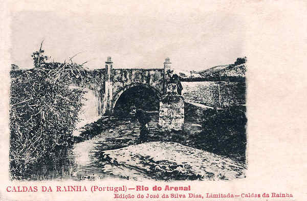 S/N - Portugal Caldas da Rainha Rio do Arenal - Editor Jos da Silva Dias (Editado em 1920) - Dimenses: 9x14 cm. - Col. Miguel Chaby