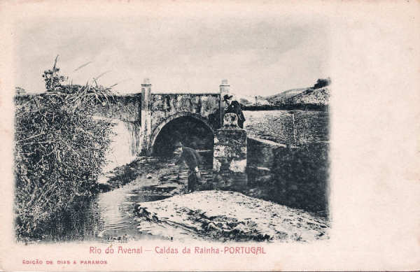 S/N - Portugal Caldas da Rainha Rio do Avenal - Editor Dias e Paramos (Editado em 1904) - Dimenses: 9x14 cm. - Col. M. Chaby