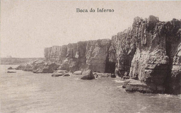 SN - Boca do Inferno - Editor, Seco de Postais dos Grandes Armazns do Chiado - Dim. 139x87 mm - Col. A. Monge da Silva (c. 1905) (c. 1905)