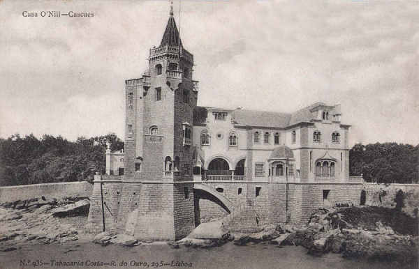 N 935 - Casa O'Nill, Cascaes - Edio Costa, Rua do Ouro 295, Lisboa - Dim. 140x91 mm - Col. A. Monge da Silva (c. 1905)