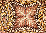 N. 29 - Edio do MUSEU MONOGRFICO DE CONMBRIGA. Mosaico da cruz sustica. Pormenor. Sc. III  - LIFER, Porto - SD - Dim. 14,6x10,5 cm. - Col. Ftima Bia.