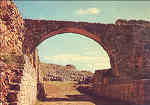 N 8 - CONIMBRIGA. Arco do aqueduto e muralha - Edio Museu Monogrfico de Conimbriga - SD - Dim. 14,8x10,5 cm - Col. A. Monge da Silva (1975).