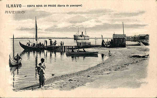 SN - ILHAVO-Costa Nova do Prado - Aveiro - Edio de Victor Ferreira - Clich de P. Namorado - SD - Dim. 13,8x8,6 cm. - Col. Paulo Neves.