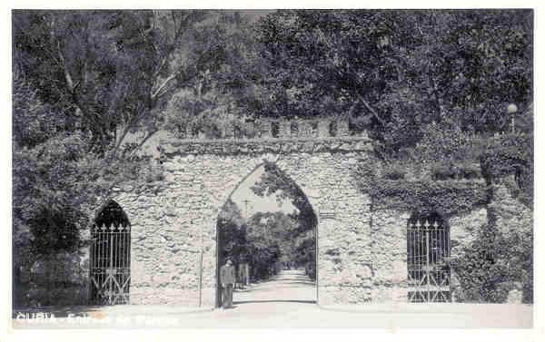 SN - CURIA - Entrada do Parque - Editor no indicado (fotogrfico) - Dim. 13,8x8,8 cm - Colec. A. Simes (179).