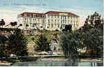 N 07 - Curia - Grande Hotel visto do Lago - Ed Bazar Soares, Porto - Dim.13,8x8,7cm - Circ. 9-1922 - Col. A. Simes (151-2).