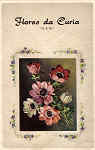SN - Flores da Curia - Ed. E.F.N. - Curia - Dim. 14,0x8,9 cm - circ. 7-1917 - Col. A Simes (144).