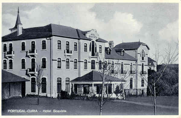 SN - PORTUGAL - CURIA - Hotel Boavista - Ed. Hotel Boavista - Dim. 13,7x8,9 cm - Circ. 8-1946 - Col.. A. Simes (264)