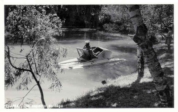 SN - CURIA - Um aspecto do lago - foto Gevaert - Ed. no indicado - Dim.13,9x8,8 cm - (8 -1947) - Col. A. Simes (182).