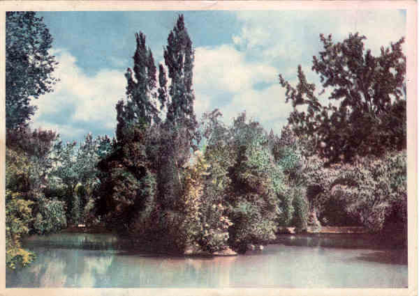 SN - CURIA (Portugal) - Um aspecto do Lago - EdJunta Turismo da Curia - 14,6x10,4cm - Circ. 9-1953 - Col. A. Simes (185-2).