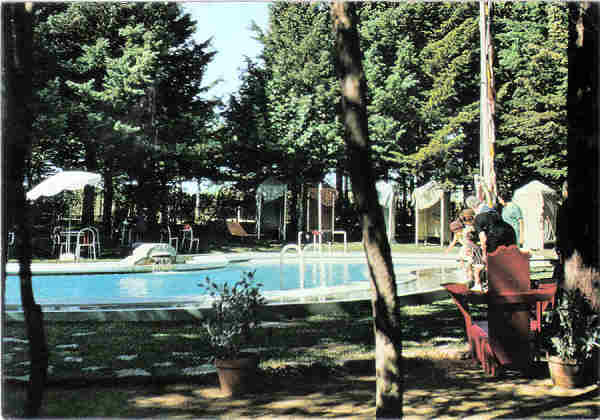 N 147 - CURIA - Piscina - Ed. Centro de Caridade "N Sr do Perptuo Socorro" - 14,9x10,3 cm. - Circ. 9/1967 - Col. A. Simes 1014.