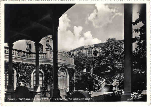 SN - VISTA DO GRANDE HOTEL-Edio do Grande Bazar de Arte Regional E.F.N. - Dim. 15.1x10,6 cm - Circ. em 1960-Col. A SIMOES (234-1-Foto_pret).