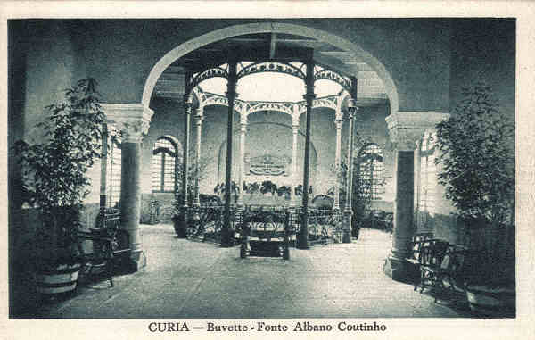 SN - CURIA - Buvette - Fonte Albano Coutinho - Neogravura, Limitada - Lisboa - Dimens.14,3x9,3 - Col. A Simes (278).jpg