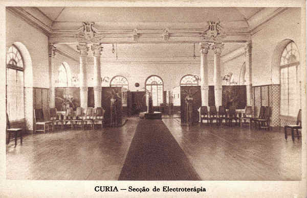 SN - CURIA - Seco de Electroterapia - Neogravura, Lda - Lisboa - Dim. 14,1x9,2 cm - Col. A Simes (059).