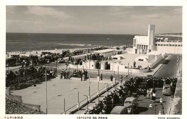 SN - Portugal. Espinho - Aspecto da Praia - Editor Foto Evaristo (1955) - Dim. 14x9 cm - Col. Michel Chaby
