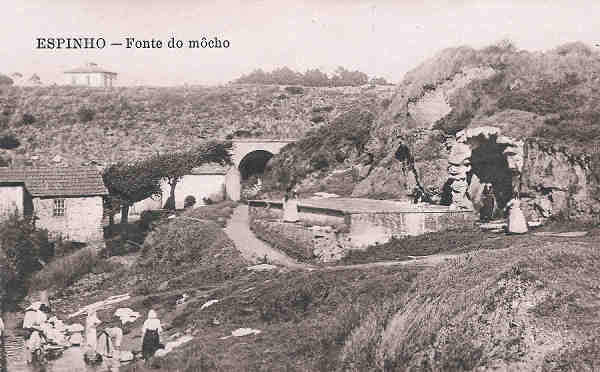 SN - Portugal. Espinho. Fonte do mcho - Editor Alberto Malva_1910 - Dim. 14x9 cm. - Col. M. Chaby