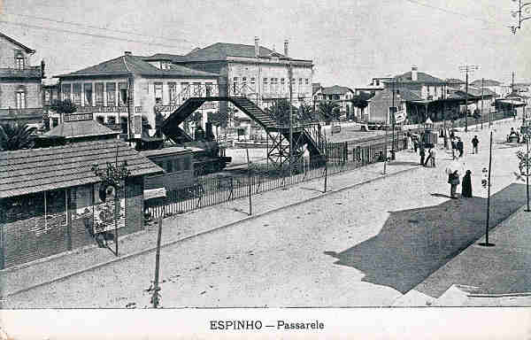 SN - Portugal. Espinho - Passarele - Editor Tabacaria Arlindo Lopes - Dim. 14x9 cm. - Col. M. Chaby