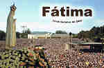 N. 629 - FTIMA (Portugal) Procisso com a imagem de Nossa Senhora - Ed. Misses Consolata, FOTOGRAFIA: Santurio de Ftima - Colorfatima - Telf.: 249-531281 - 13 Out 2007 - Dim: 15x10,5 cm -Col. Manuel e Ftima Bia (2008).