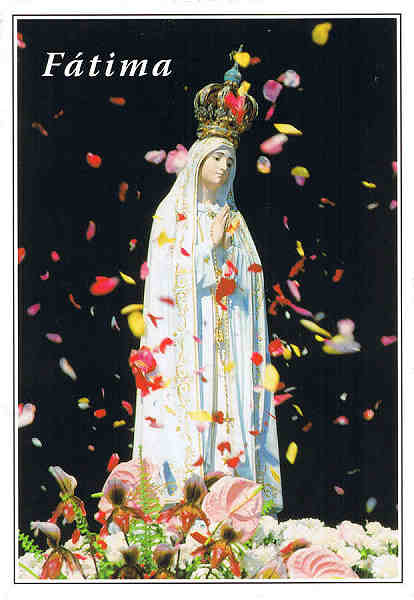 N. 607 - FTIMA (Portugal) Imagem Nossa Senhora da Capela das Aparies - Ed. Misses Consolata. Apartado,5 2496-FTIMA, Codex. PORTUGAL - S/D Dim. 10,5x15 cm. - Col. Manuel e Ftima Bia (2009).