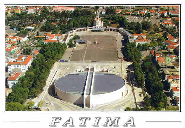 N. 639 - FTIMA (Portugal) Panorama areo - Ed. Misses Consolata. Apartado,5 2496-FTIMA, Codex. PORTUGAL - S/D Dim. 14,9x10,5 cm.  - Col. Manuel e Ftima Bia (2009).