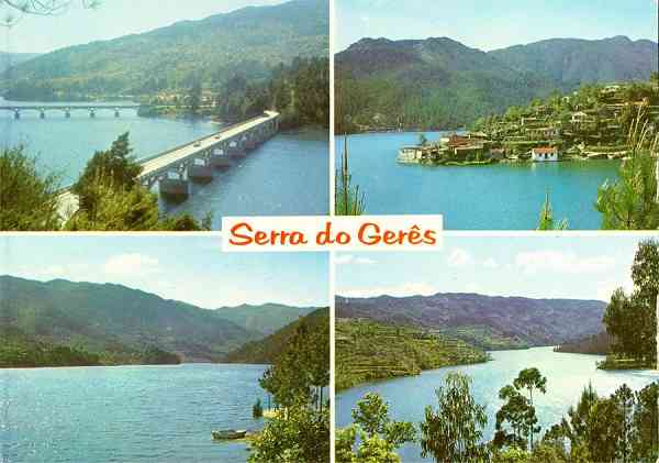 N. 218 - (PORTUGAL) Serra do Gers. Aspectos da albufeira da barragem da Caniada - Edies LUSOCOLOR, Arcos de Valdevez - S/D - Dimenses: 14,85x10,45 cm. - Col. HJCO